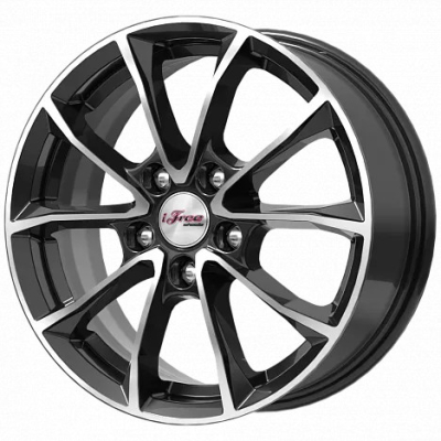 iFree 6.5x16/5x112 ET46 D57.1 Джет блэк_джек