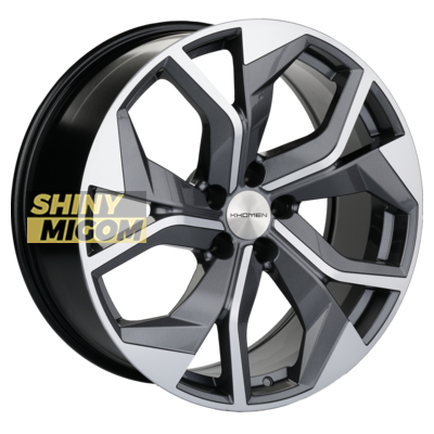 Диски Khomen Wheels 8,5x20/5x114,3 ET30 D60,1 KHW2006 (RX) Brilliant Silver