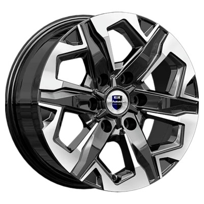Диски K&K 7.5x17/6x139.7 ET25 D106.1 Тейт (КС1050) Алмаз черный Диски K&K 7.5x17/6x139.7 ET25 D106.1 Тейт (КС1050) Алмаз черный