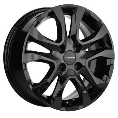 Диски Khomen Wheels 6x15/4x98 ET36 D58.5 KHW1503 (Lada Granta) Black