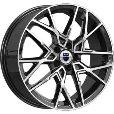 K&K 7x18/5x114.3 ET45 D67.1 Вудроф алмаз черный