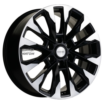 Khomen Wheels 8x20/6x139.7 ET35 D78.1 KHW2010 (Nissan Patrol) Black-FP