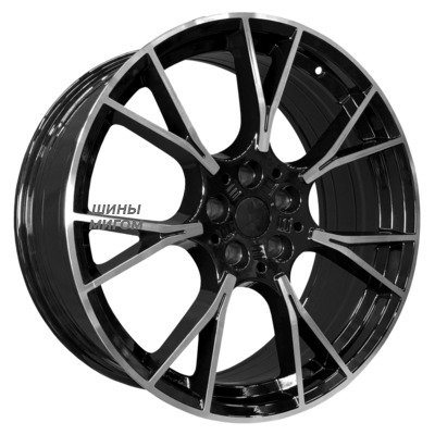PDW 8.5x19/5x112 ET25 D66.6 5407 Gloss Black Machine Face