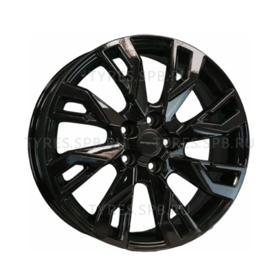 Khomen Wheels 7x18/5x114.3 ET53 D54.1 KHW 1809 BLACK