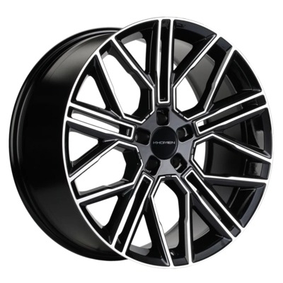 Диски Khomen Wheels 9.5x21/5x114.3 ET40 D64.1 KHW2101 (Tesla) Black-FP