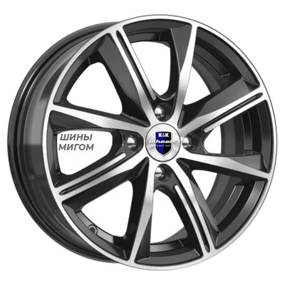 K&K 7x17/5x112 ET40 D66.6 Арнар (КС896) Алмаз черный