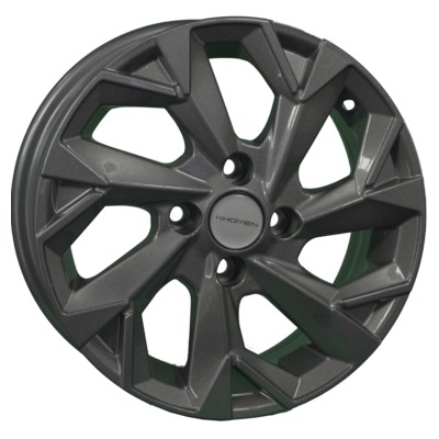 Диски Khomen Wheels 5.5x14/4x100 ET38 D67.1 KHW1402 (Accent/Getz/i20) Gray