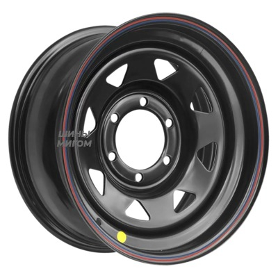 ZEPP 4x4 8x16/6x139.7 ET10 D110 Toyota Hilux 2.5D, 3.0D (треуг. мелкий) Черный