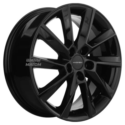 Khomen Wheels 6x16/5x100 ET45 D54.1 KHW1604 (Yaris) Black