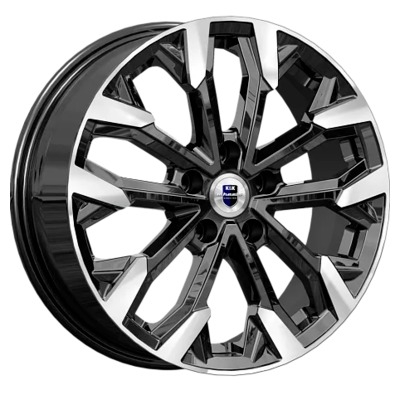 Диски K&K 6.5x17/5x108 ET43 D65.1 Морейн (КС1046) Алмаз черный