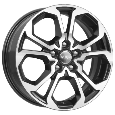 КиКРеплика 6.5x17/5x114.3 ET50 D66.1 КС892 алмаз-черный