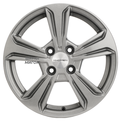 Диски Khomen Wheels 6x15/4x100 ET50 D60,1 KHW1502 (Vesta) G-Silver Диски Khomen Wheels 6x15/4x100 ET50 D60,1 KHW1502 (Vesta) G-Silver
