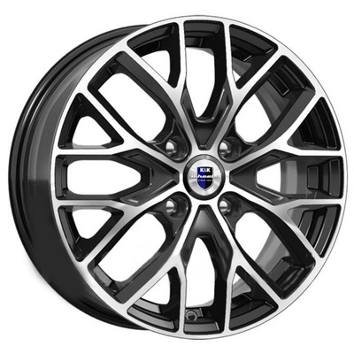 Диски K&K 6x16/4x100 ET50 D60,1 Лилиом-оригинал (КС891) Алмаз черный
