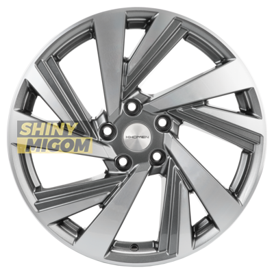 Диски Khomen Wheels 7,5x18/5x114,3 ET50 D66,1 KHW1801 (Murano) Gray-FP
