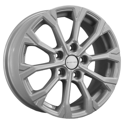 Khomen Wheels 6.5x16/5x114.3 ET40 D66.1 KHW1605 (Qashqai/Tiida) F-Silver