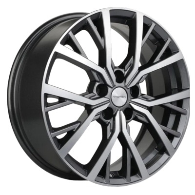 Диски Khomen Wheels 7x18/5x114,3 ET50 D54,1 KHW1806 (Coolray) Black-FP