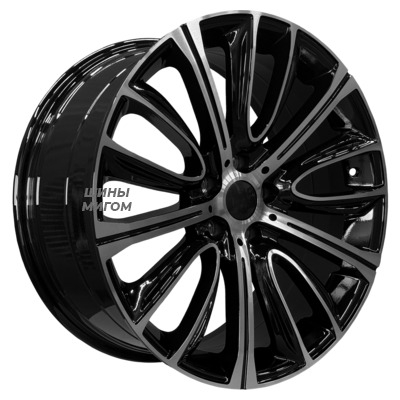 PDW 8.5x18/5x112 ET30 D66.6 5241 Gloss Black Machine Face