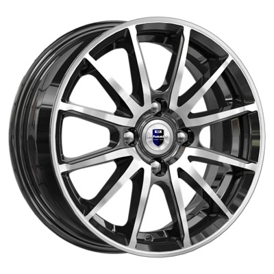 Диски K&K 5.5x14/4x100 ET38 D67.1 Квант (КС960) Алмаз черный