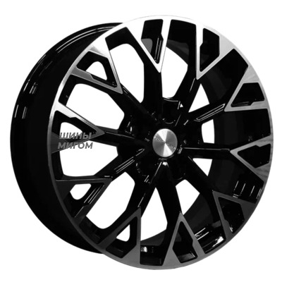 Диски Khomen Wheels 7x17/5x112 ET40 D57.1 KHW1718 (Kodiaq/Tiguan) Black-FP