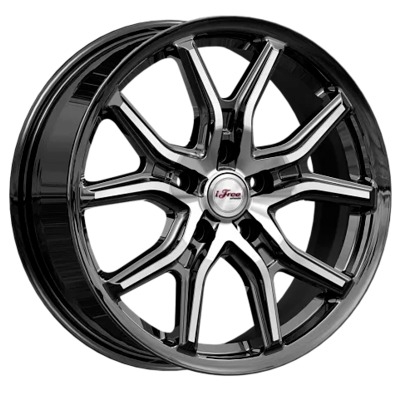 Диски iFree 6.5x17/5x114.3 ET38 D67.1 Страйк (КС1080) Блэк Джек