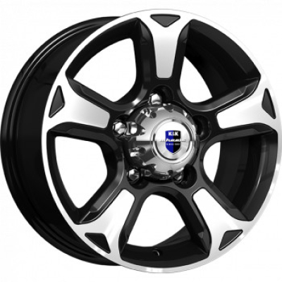 K&K 7x16/5x139.7 ET35 D108.5 Атлант алмаз-черный