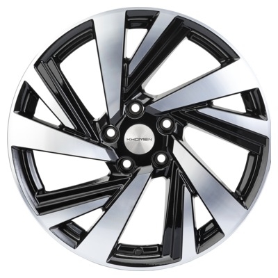 Диски Khomen Wheels 7,5x18/5x114,3 ET50 D66,1 KHW1801 (Murano) Black-FP