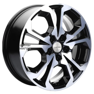Khomen Wheels 6.5x17/5x114.3 ET50 D64.1 KHW1711 (Haval M6 Plus) Black-FP