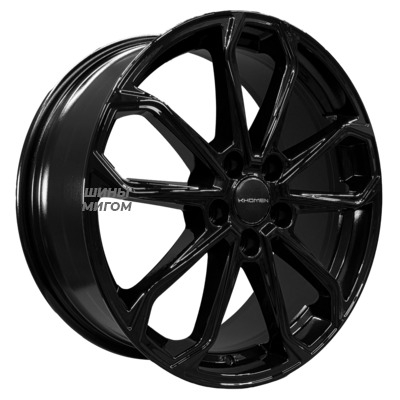Khomen Wheels 7x18/5x114.3 ET45 D67.1 KHW1816 (Mazda CX-5/Kia Seltos) Black