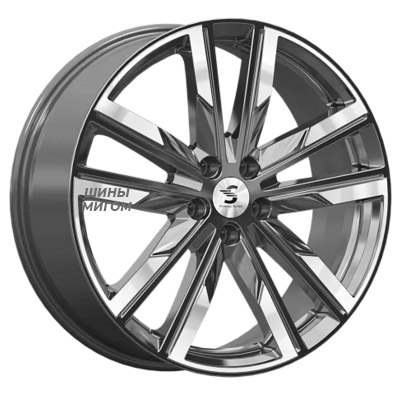 Premium Series 8x20/5x108 ET39 D60.1 КР014 (Jetour T2) Diamond Gloss Graphite