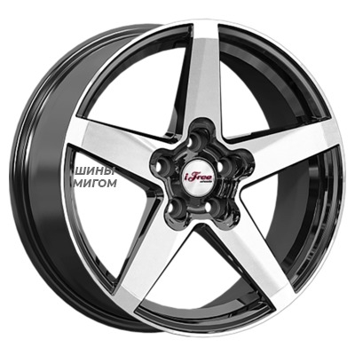iFree 6.5x17/5x112 ET37 D57.1 Токен (КС1127) Блэк Джек