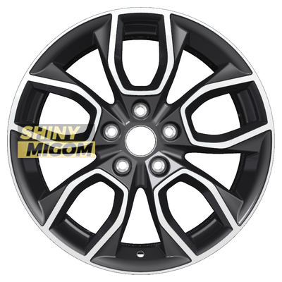 Диски Khomen Wheels 7x17/5x114,3 ET47 D67,1 KHW1713 (SantaFe) Black-FP