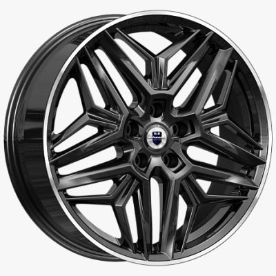 Диски K&K 7x19/5x114.3 ET40 D64.1 Колумб (КС1038) Алмаз черный