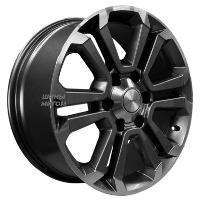 Khomen Wheels 7.5x18/6x114.3 ET38 D67.1 KHW1817 (Mohave) Gray-FP