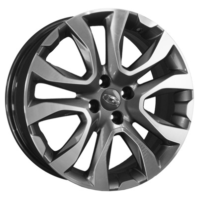 K&K 7x17/4x100 ET43 D60.2 Протон (X-Ray Cross) (КС769) Антрацит-алмаз