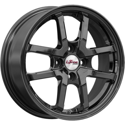 Диски iFree 6x15/4x100 ET45 D54.1 Грид bk