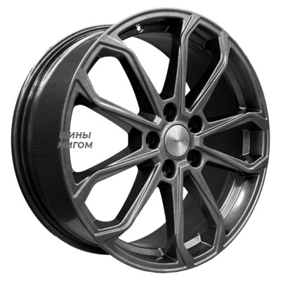 Khomen Wheels 7x18/5x114.3 ET53 D54.1 KHW1816 (Geely Coolray) Gray