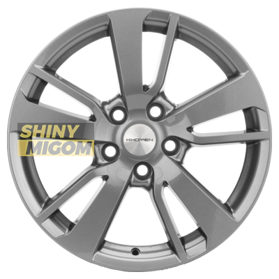 Диски Khomen Wheels 7x17/5x114,3 ET38 D67,1 KHW1704 (Outlander) Gray-FP