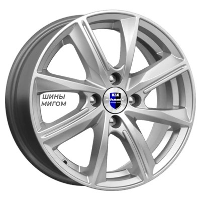 K&K 6x15/4x100 ET40 D60.1 Арнар сильвер SK