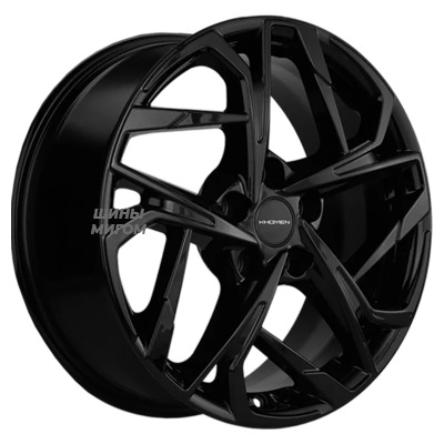 Khomen Wheels 7x17/5x114.3 ET49 D67.1 KHW1716 (Hyundai Elantra) Black