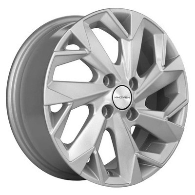 Диски Khomen Wheels 5.5x14/4x100 ET46 D54.1 KHW1402 (Alsvin/Getz/i20) F-Silver