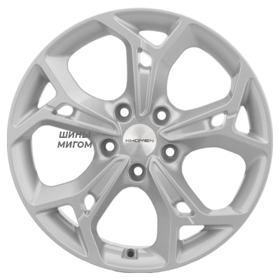 Khomen Wheels 7x17/5x114.3 ET40 D66.1 KHW1702 (Qashqai) F-Silver
