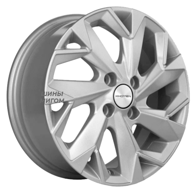 Диски Khomen Wheels 6x15/4x100 ET50 D60.1 KHW1508 (Vesta) F-Silver