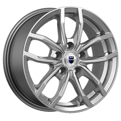 K&K 6.5x15/5x100 ET38 D57.1 Фрост (КС1048) Дарк платинум