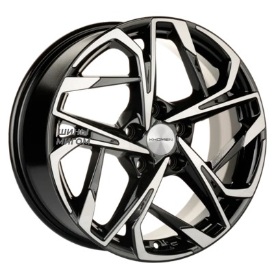 Khomen Wheels 7x17/5x108 ET50 D63.4 KHW 1716 BLACK-FP