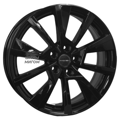 Khomen Wheels 7x18/5x114.3 ET50 D54.1 KHW1802 (Coolray) Black