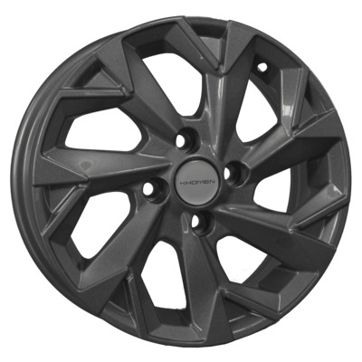 Khomen Wheels 5.5x14/4x100 ET45 D56.1 KHW1402 (Honda Civic) Gray