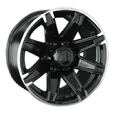 LS 8x16/6x139,7 ET10 D106,1 763 BKL (конус, Колпак+лого)